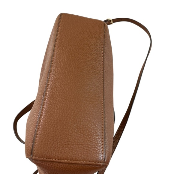 COACH Mini Ellis Acorn Brown Pebble Leather Tote Crossbody Satchel - Picture 13 of 17